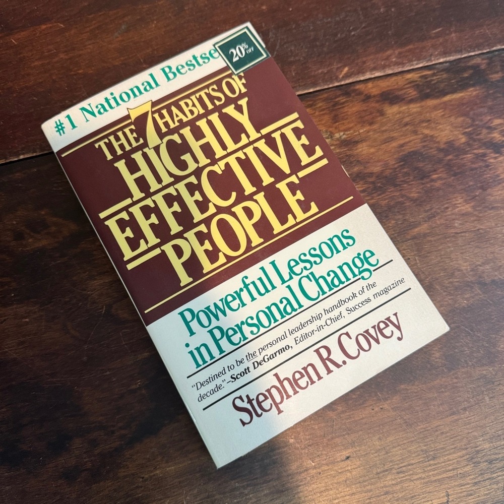 The 7 Habits of Highly Effective People Personal Change‎ Book Covey 1990